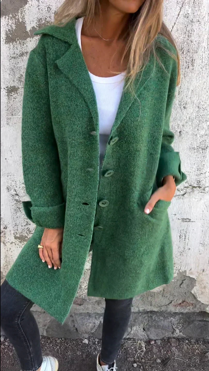 Odette | Textured Notch-Lapel Blazer