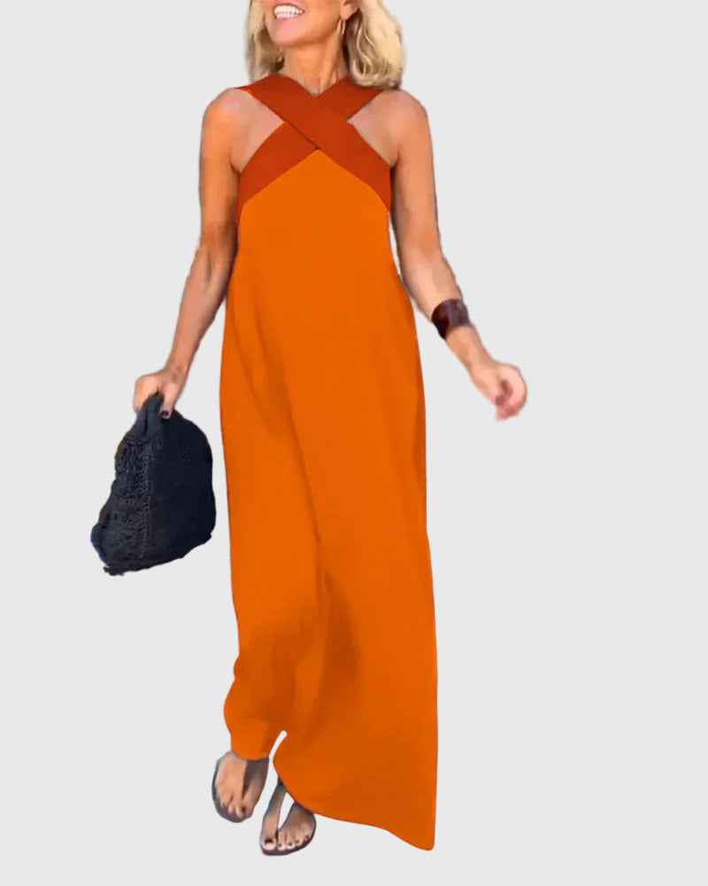 Elena | Maxi Dress Smooth And Elegant