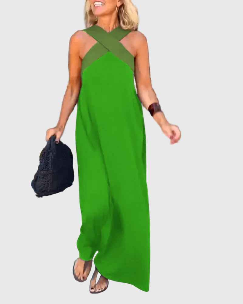 Elena | Elegant Maxi Flowing Dress