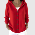 KNITTED HOODED JACKET