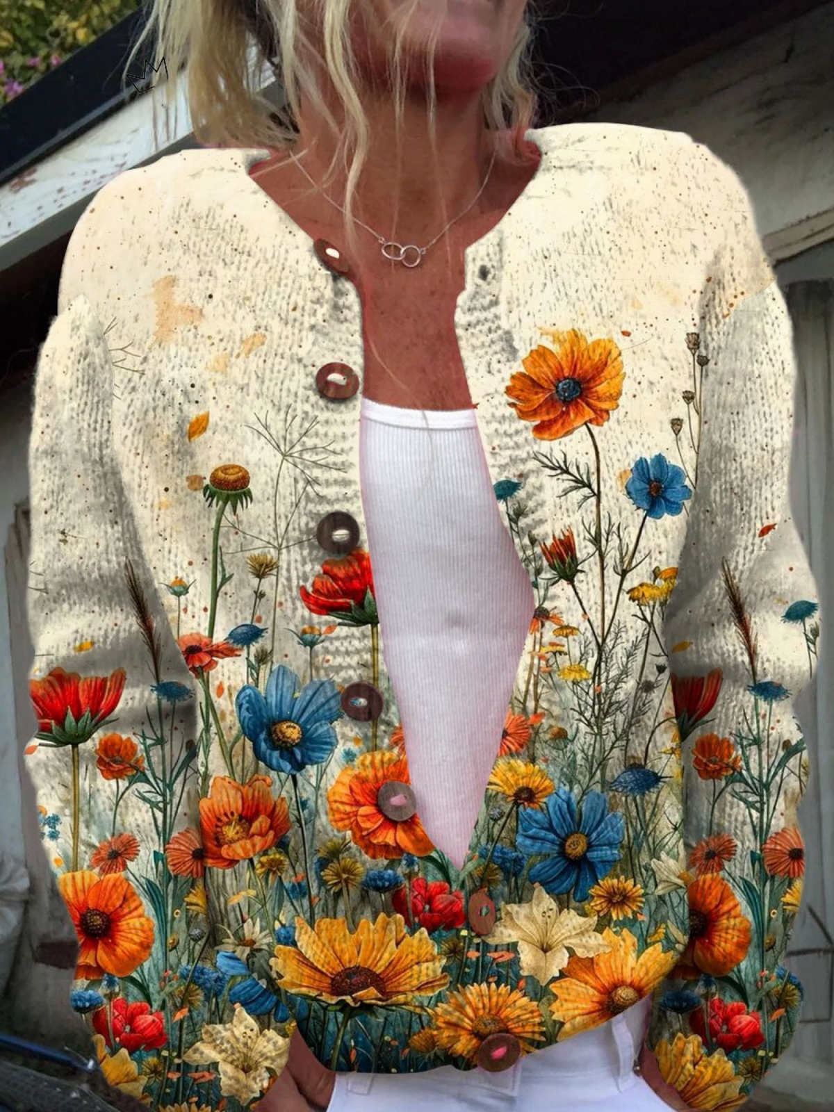 ANTONIETTA | VINTAGE FLORAL CARDIGAN
