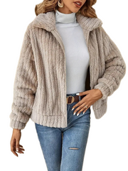 Louella | Ribbed Zip Cardigan