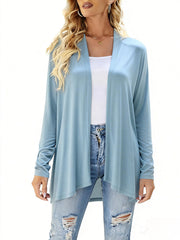 Ruthann | Long Open-Front Jacket