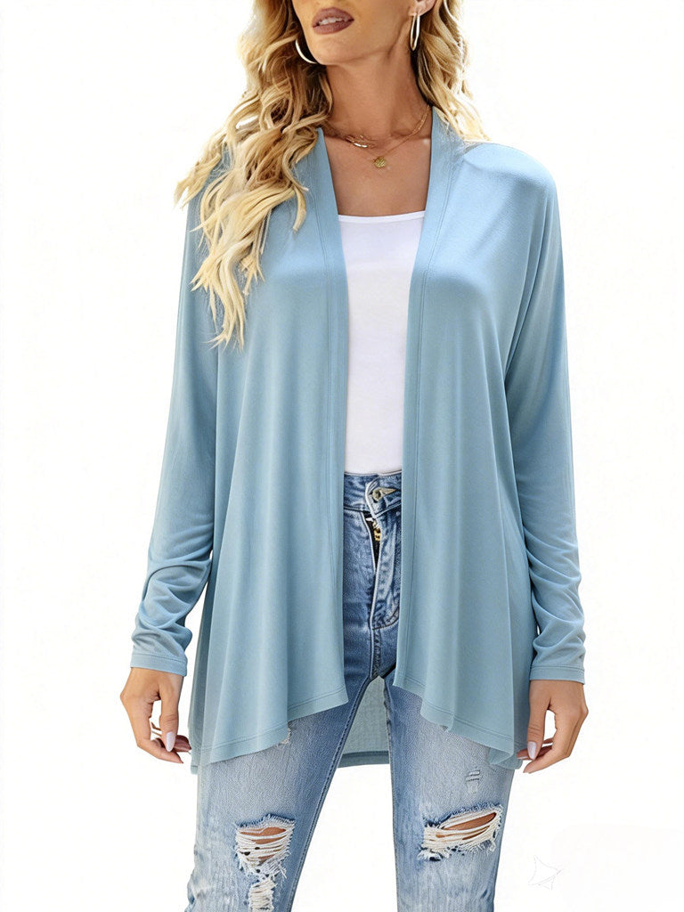 Ruthann | Long Open-Front Jacket