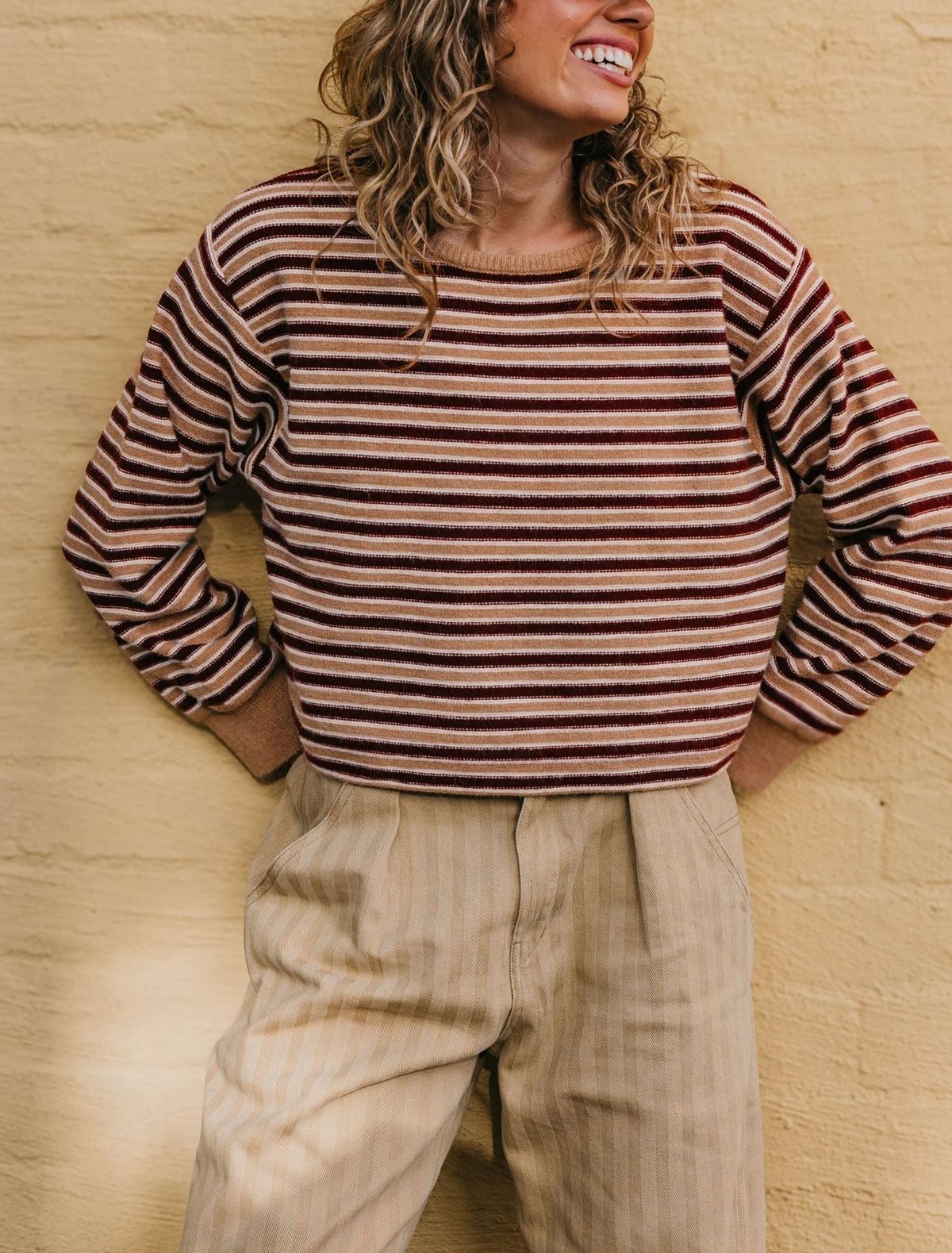 Mignon | Striped Round-Neck Jumper