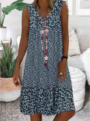Ayla | Mouwloze Dress With V-Neck