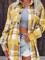 Onita | Checked Longline Shirt