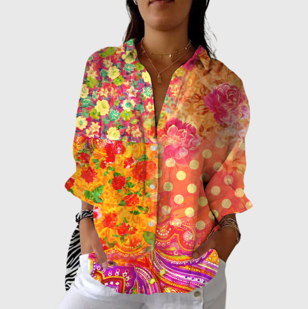 Terry | Printed Blouse
