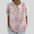 FLORAL COLLARED TOP