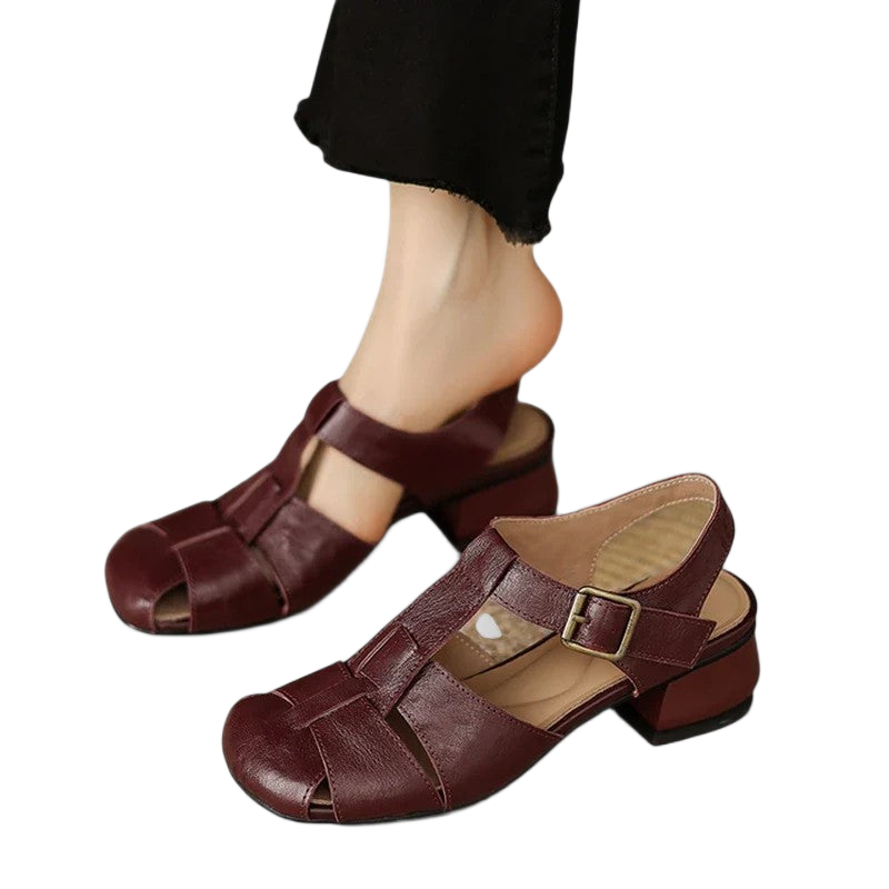 Flavia | Classic Buckle-Strap Mary Jane Shoes
