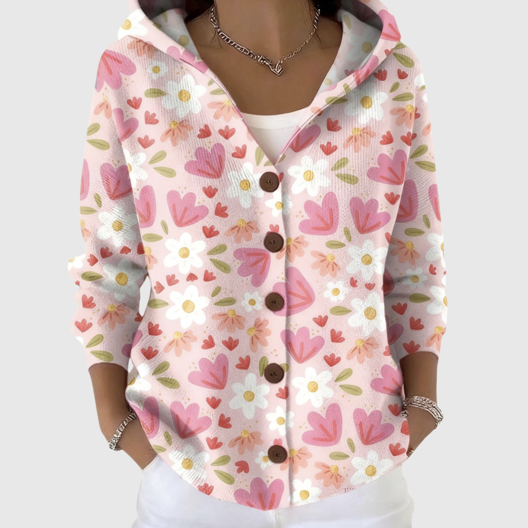 Diana | Knitted Hooded Cardigan
