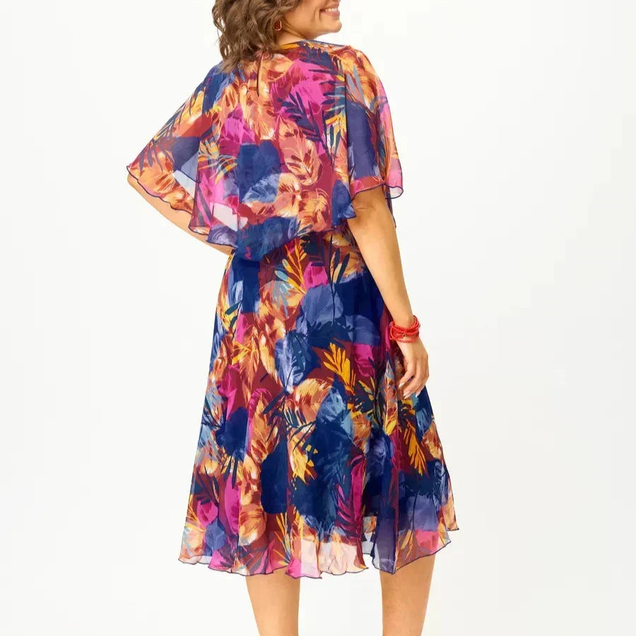 BARBARA | FLOWING PRINTED DRESS