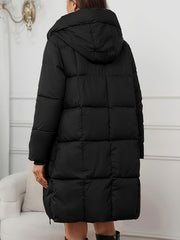 Ione | Long Hooded Puffer Coat