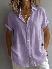 Tyeshia | Collared Short-Sleeve Shirt