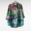 THÉRÈSE | PRINTED LONG-SLEEVE BLOUSE