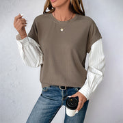 Tamatha | Contrast-Sleeve Top