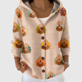 KNITTED HOODED JACKET