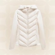 Treva | Chevron-Quilted Hooded Jacket