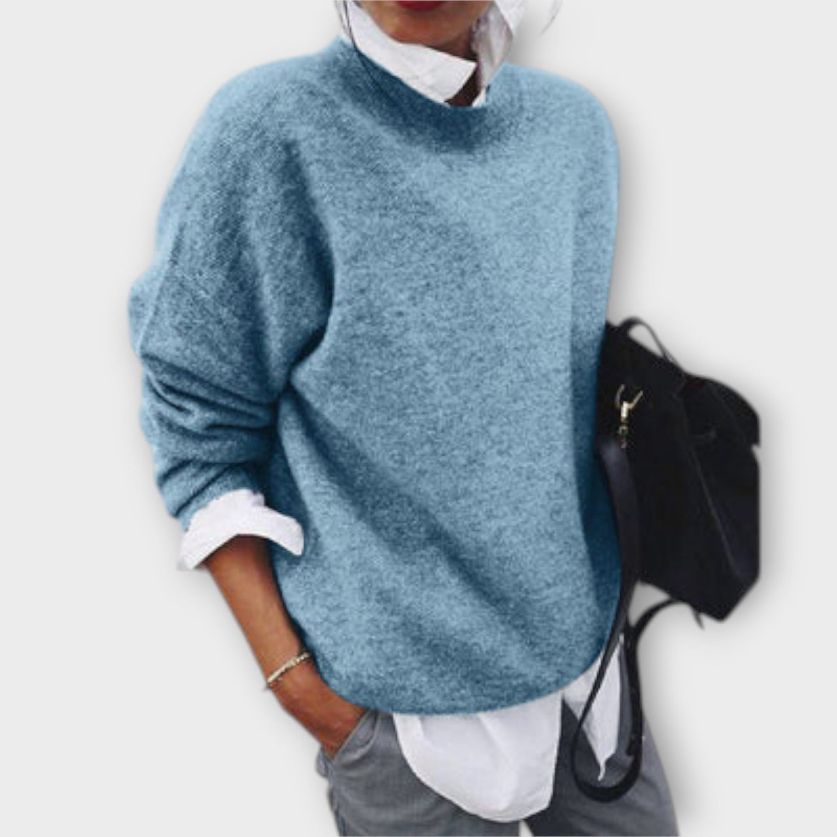Loredana | Soft Olive Green Jumper