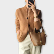 Alissa | Comfortable Cardigan In Cream Colour