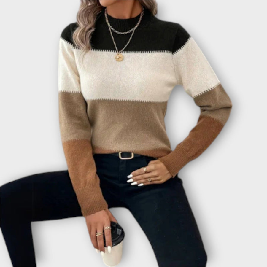 Danae | Colour-Block Jumper