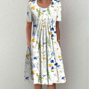 Hailey | Elegant And Casual Flower Dress With Pockets