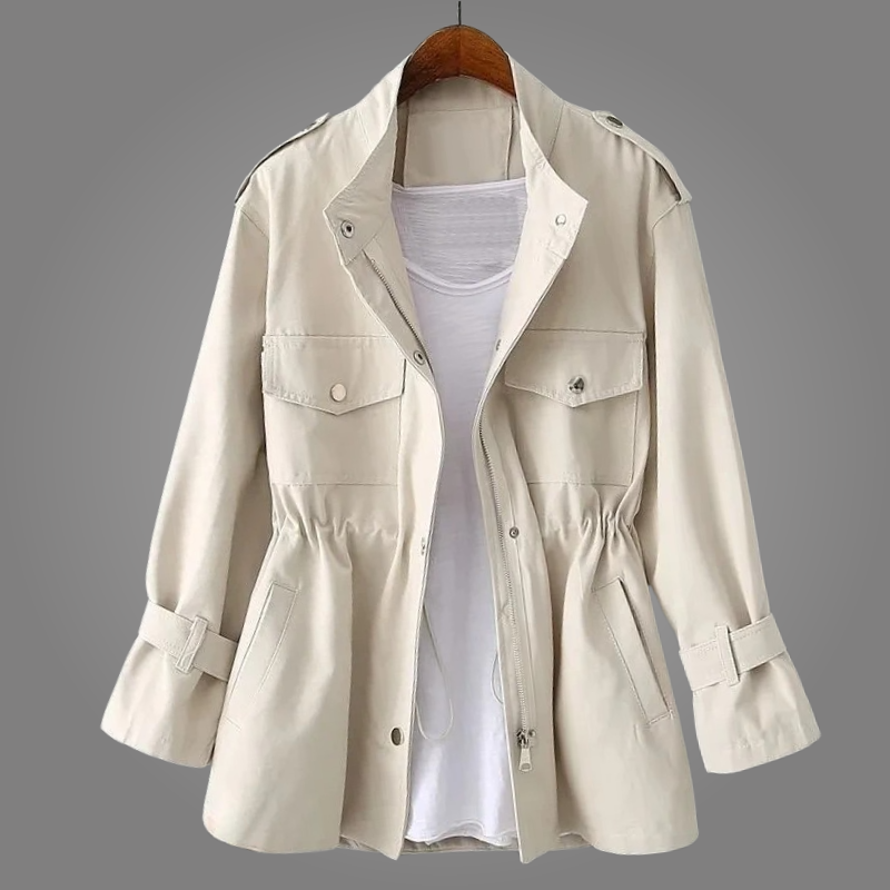 Jordana | Point-Collar Utility Jacket