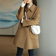 Nyah | Double-Breasted Short Coat