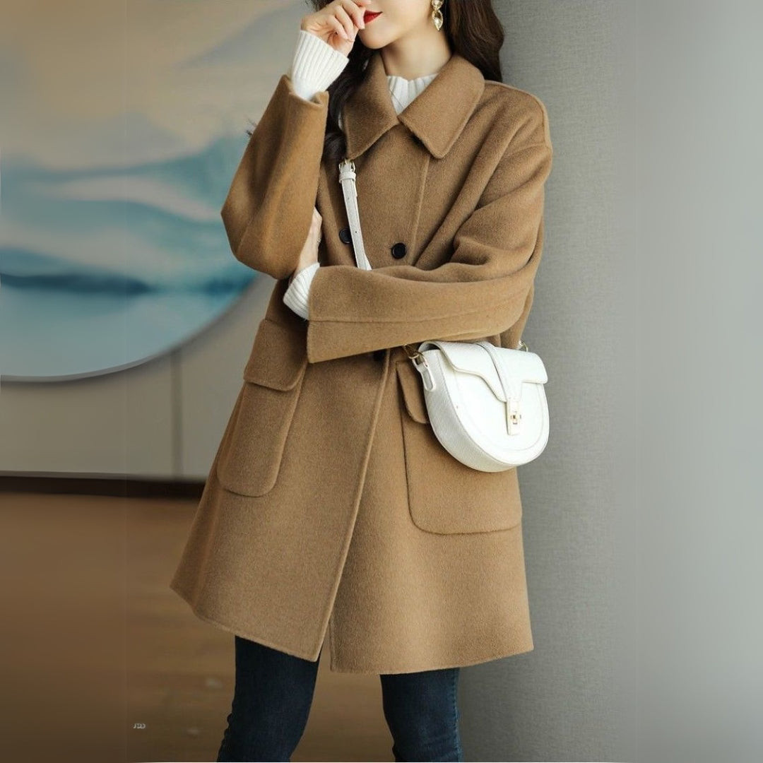 Nyah | Double-Breasted Short Coat