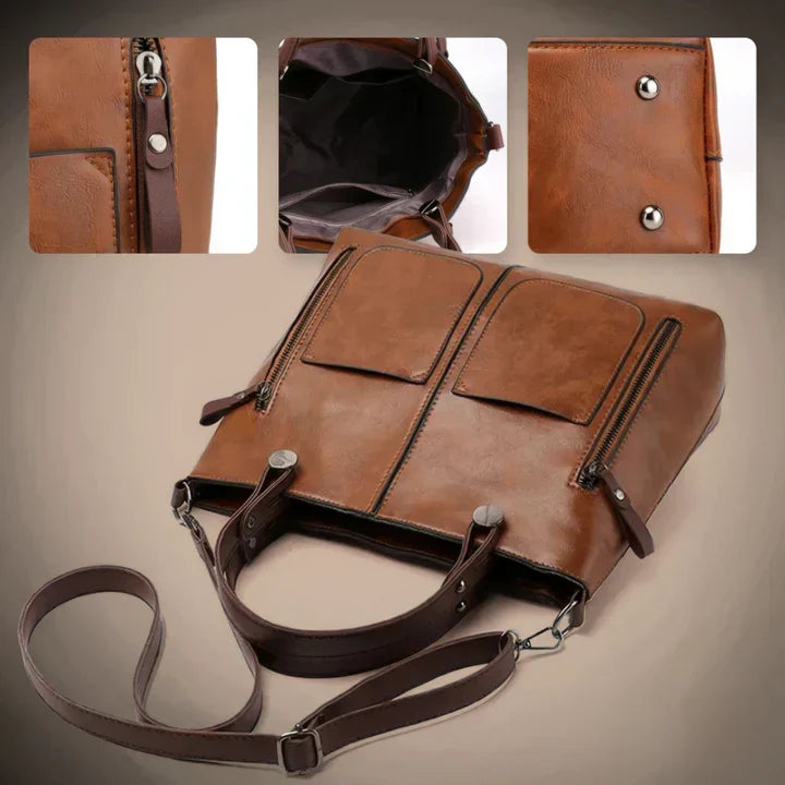 ANGELA | LEATHER SHOULDER BAG