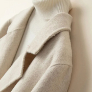 Rusudan | Double-Breasted Tailored Blazer in Beige