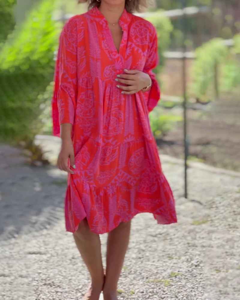 JOYCE | PRINTED FLOWING DRESS