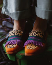 Women's loafers in Brown