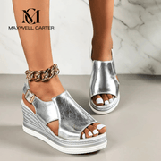 Baylie | Stylish Metallic Sandals