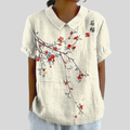 BLOEMEN | FLORAL COLLARED TOP
