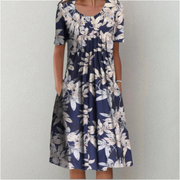 Hailey | Elegant And Casual Flower Dress With Pockets