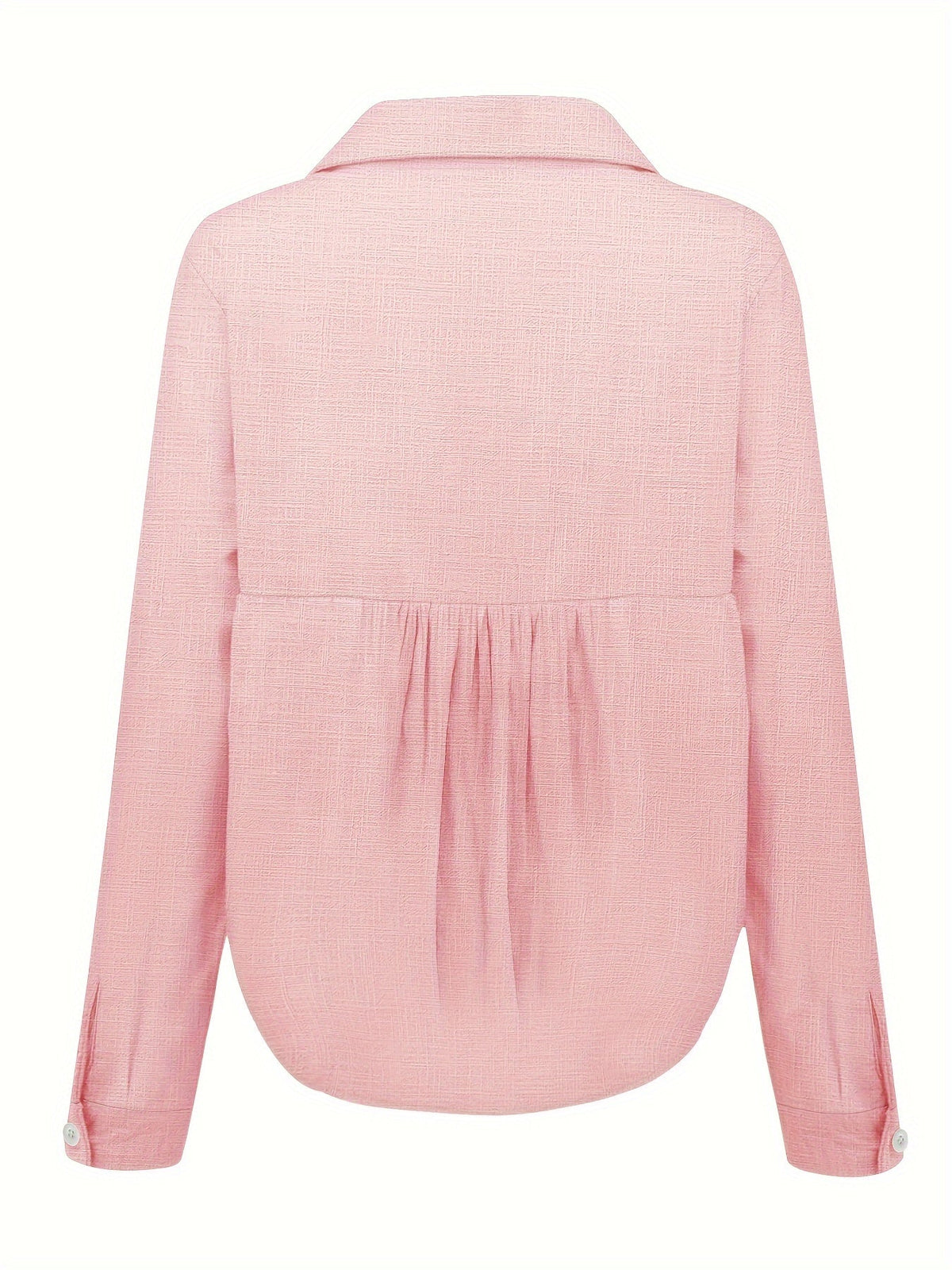 Lacresha | Gathered-Back Button Shirt