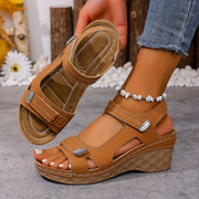 Terrilyn | Adjustable-Strap Wedge Sandals