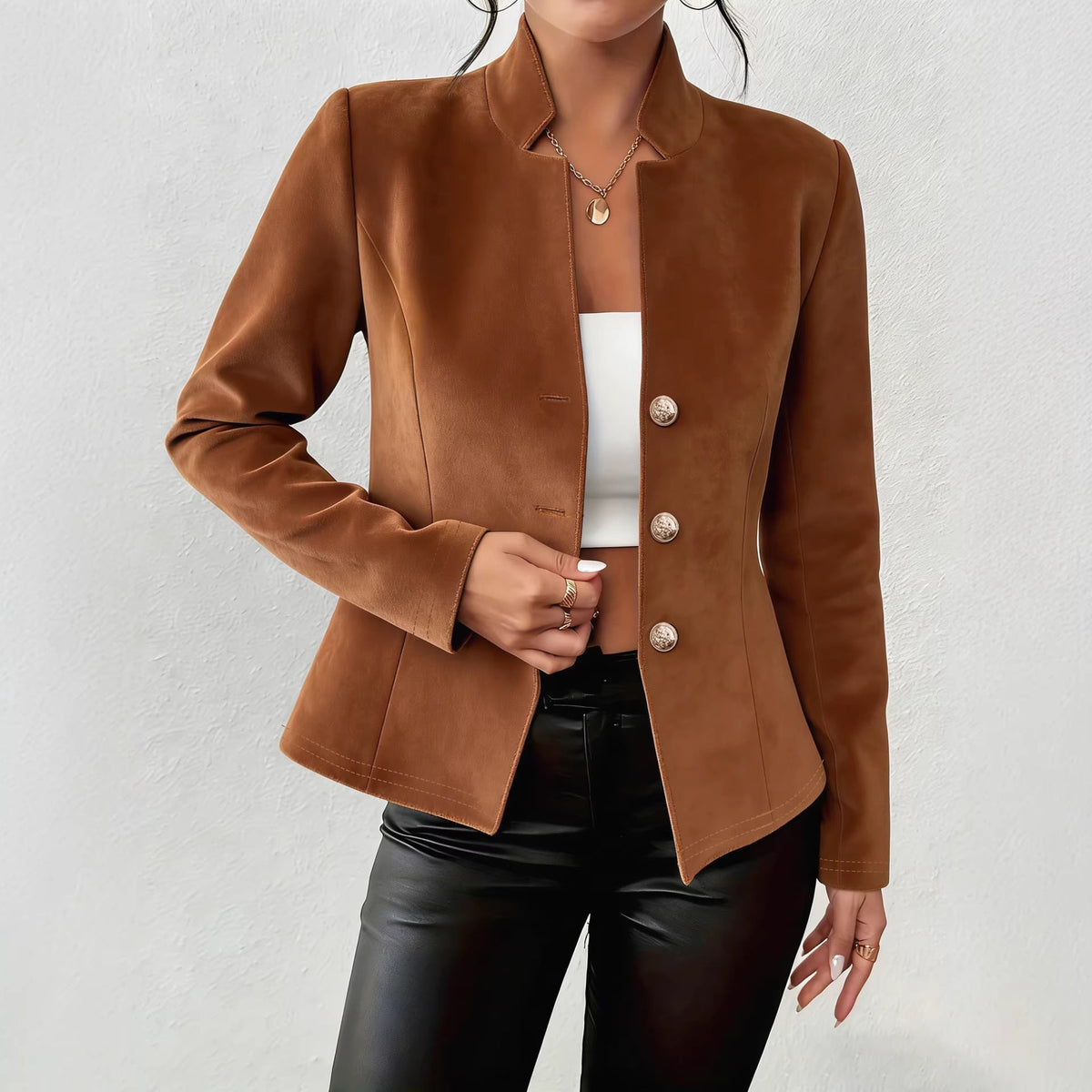 Coleen | Fitted Button-Front Jacket