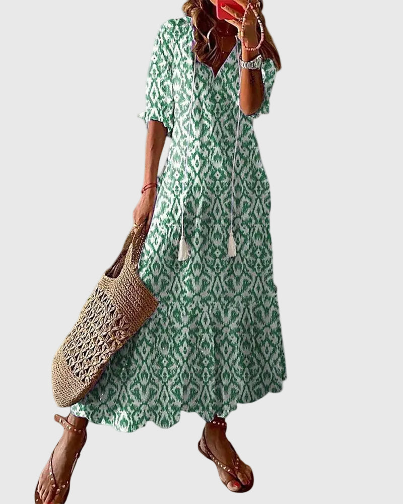Amalia | Vintage Boho Maxi Dress