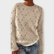Simone | Cozy Christmas Crème Jumper