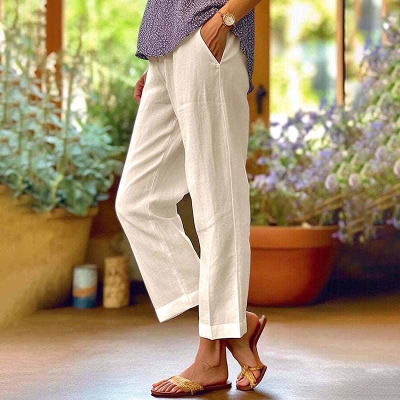 VAYLA | POCKET-DETAIL HIGH-WAISTED TROUSERS
