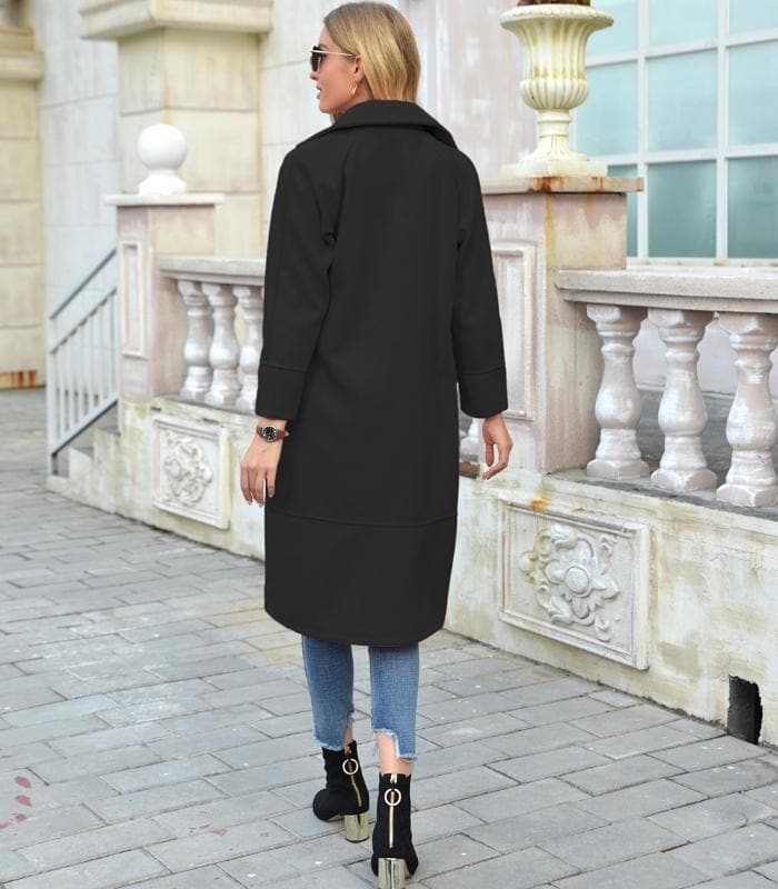 Nettie | Long Double-Breasted Coat