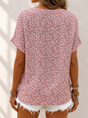 Onalee | Floral Short-Sleeve Shirt