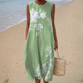 ZOMERJURK | PRINTED SLEEVELESS DRESS