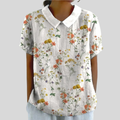 FLORAL COLLARED TOP