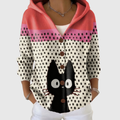 KNITTED HOODED JACKET