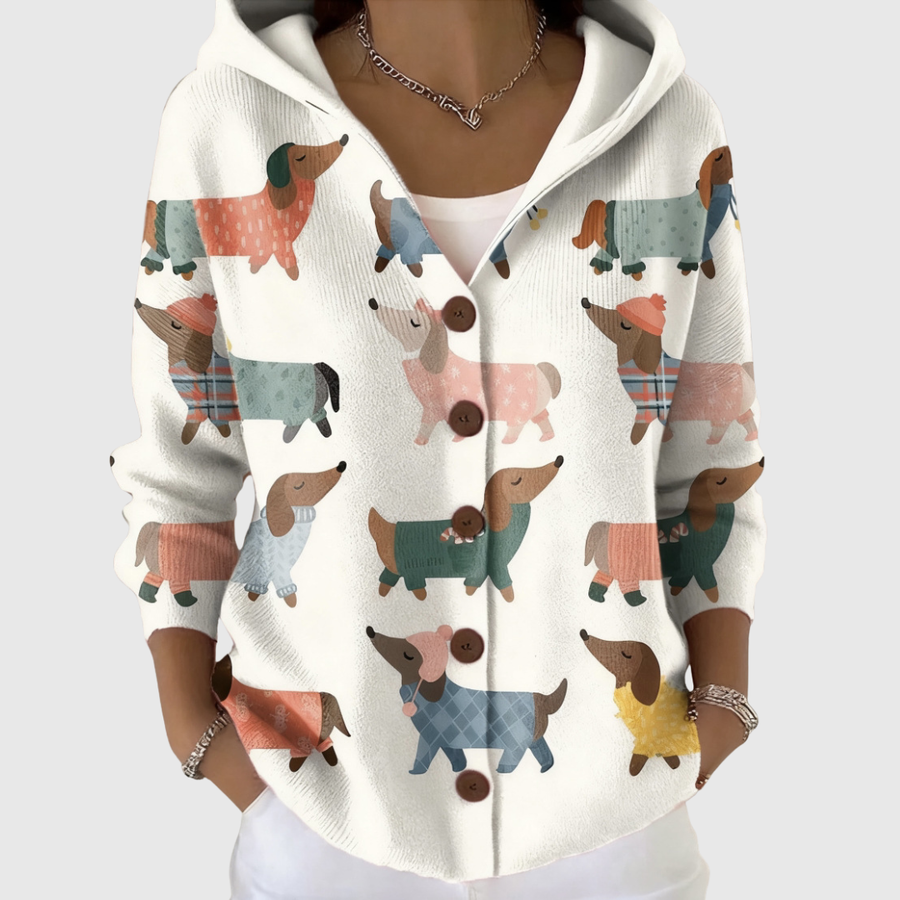 Donna | Knitted Hooded Cardigan