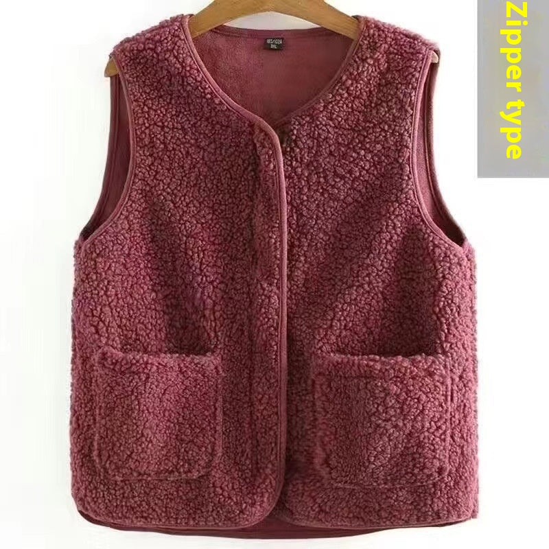 Sherita | Textured Patch-Pocket Gilet