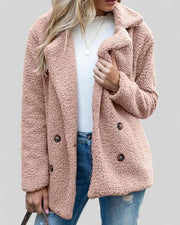 Vianey | Textured Double-Breasted Jacket